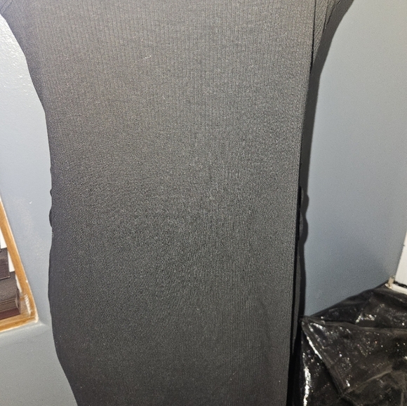 Shein Juniors Black Spaghetti Strap Bodycon Dress Size Xl (12) - Picture 5 of 10